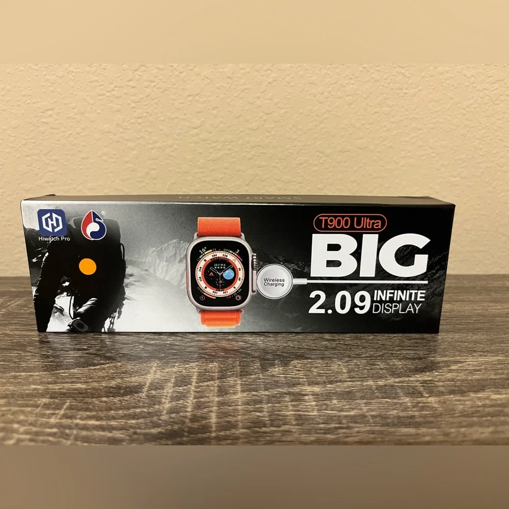 T900 Ultra Smartwatch with Orange Band